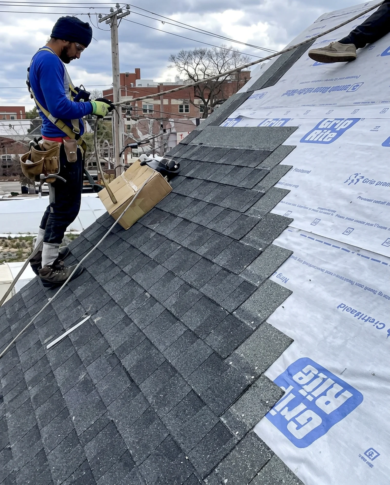 Roof shingle installation in Deer Park, NY